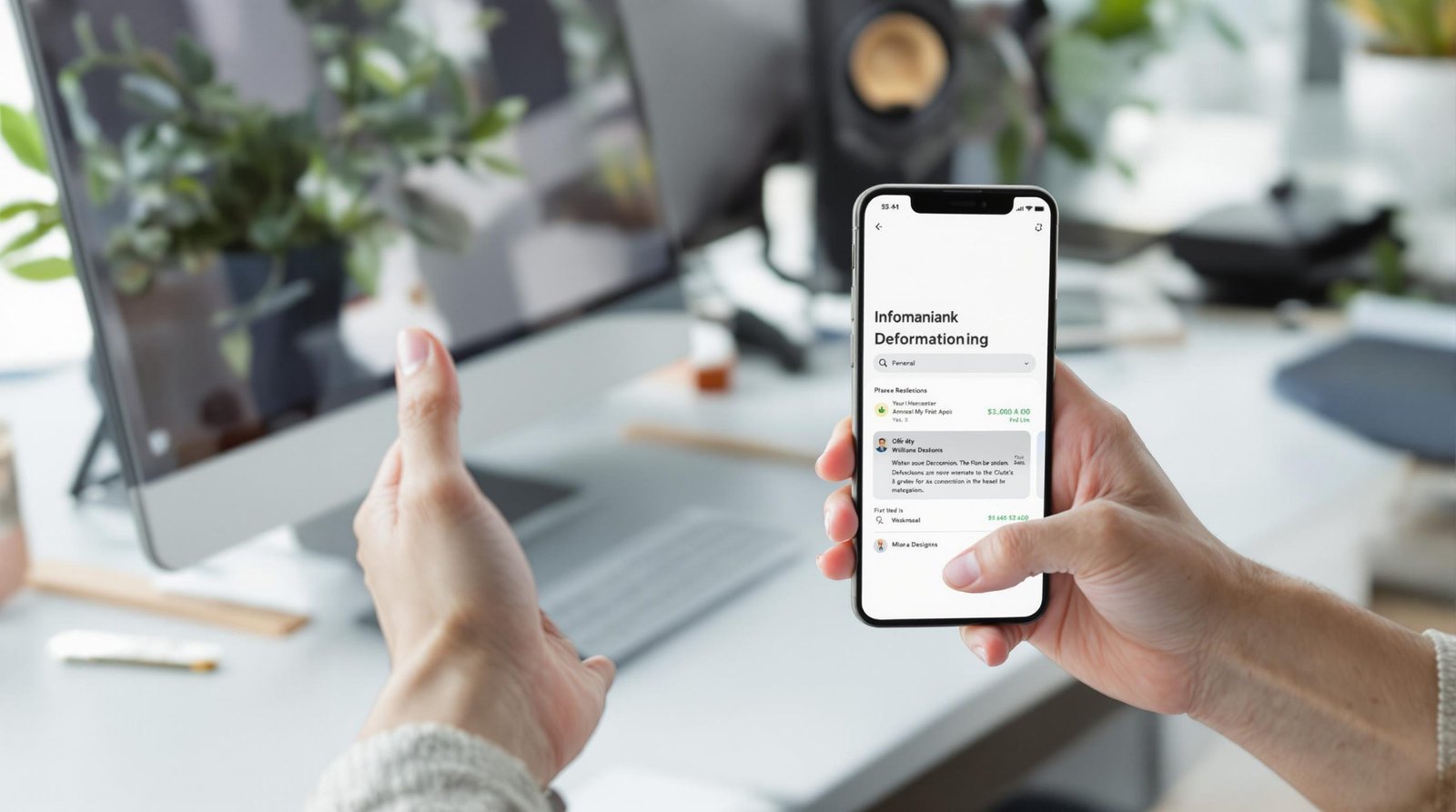Application Infomaniak sur smartphone