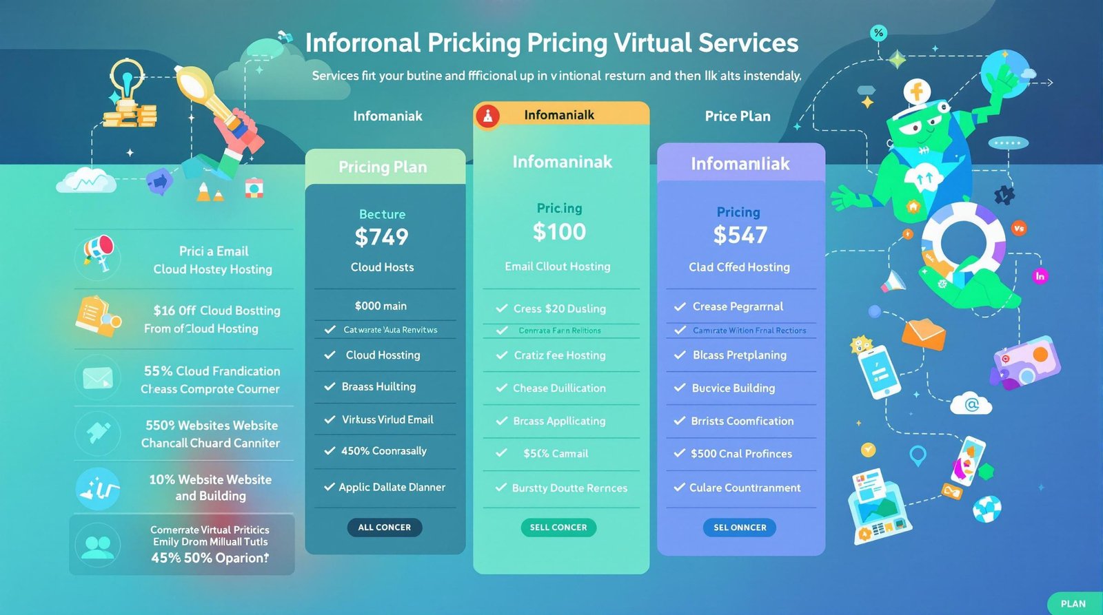 Comparaison des tarifs Infomaniak