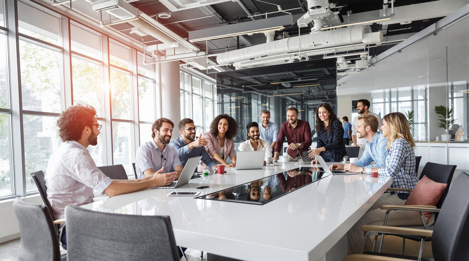 Équipe d'Infomaniak au travail