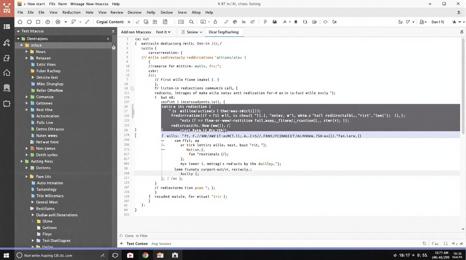 Code de redirection .htaccess