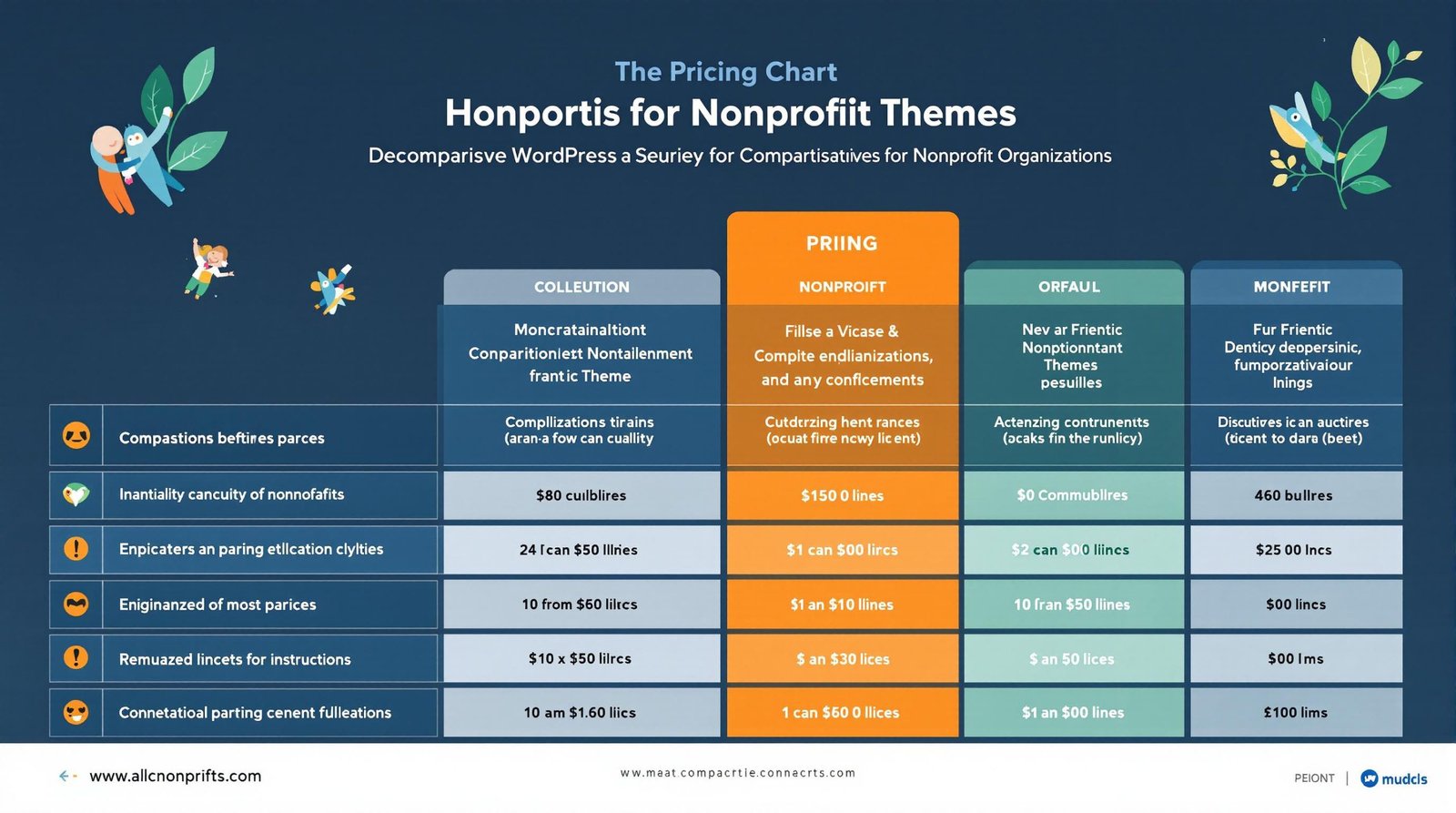Comparaison des prix des thèmes WordPress