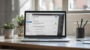 Interface de gestion des cookies RGPD sur WordPress
