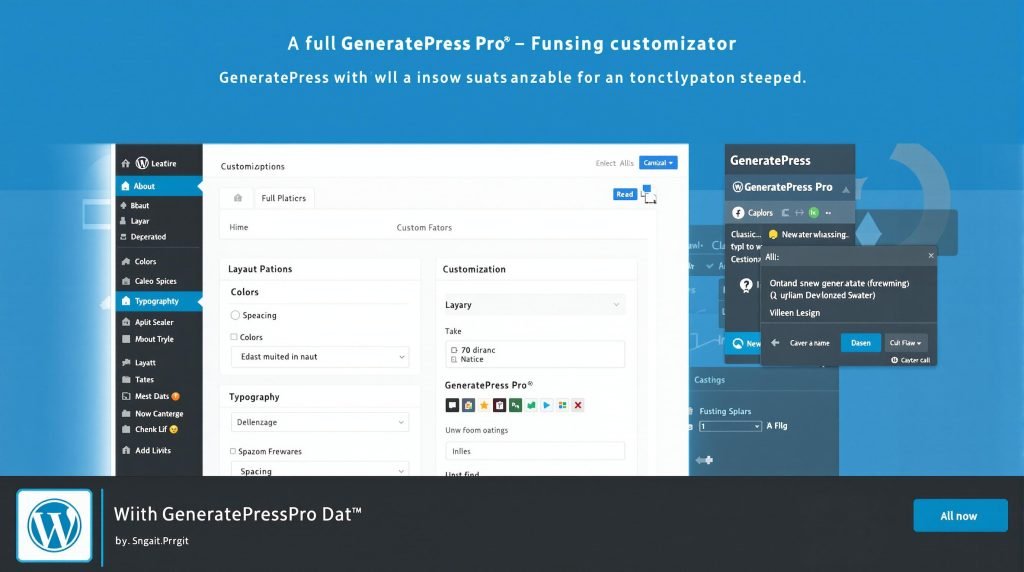 Options de personnalisation GeneratePress Pro