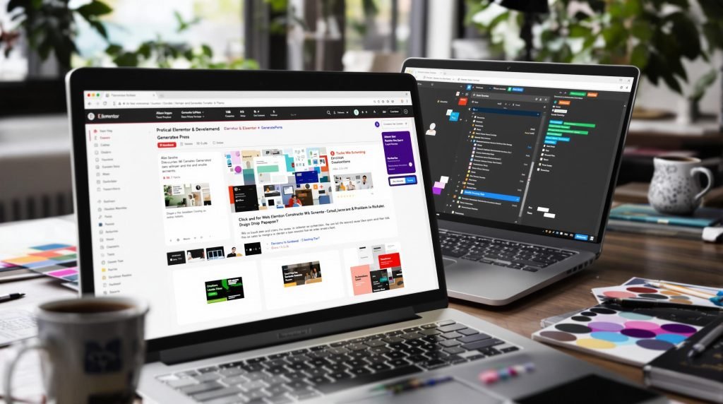 Page web en construction avec Elementor et GeneratePress