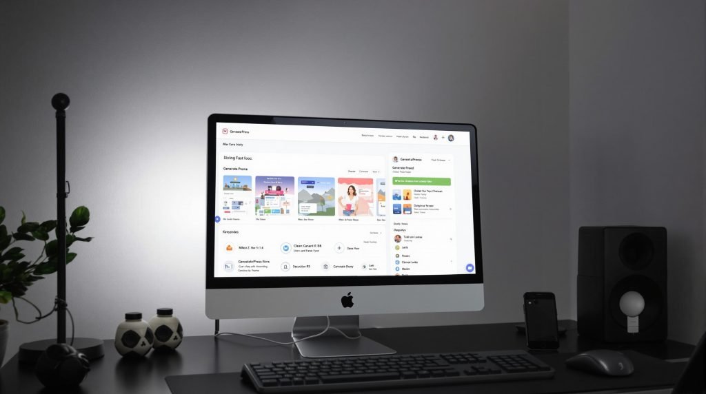 Site optimisé avec GeneratePress