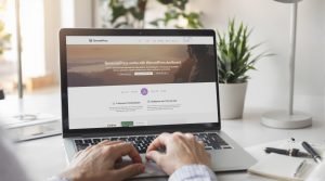 Tableau de bord WordPress avec GeneratePress