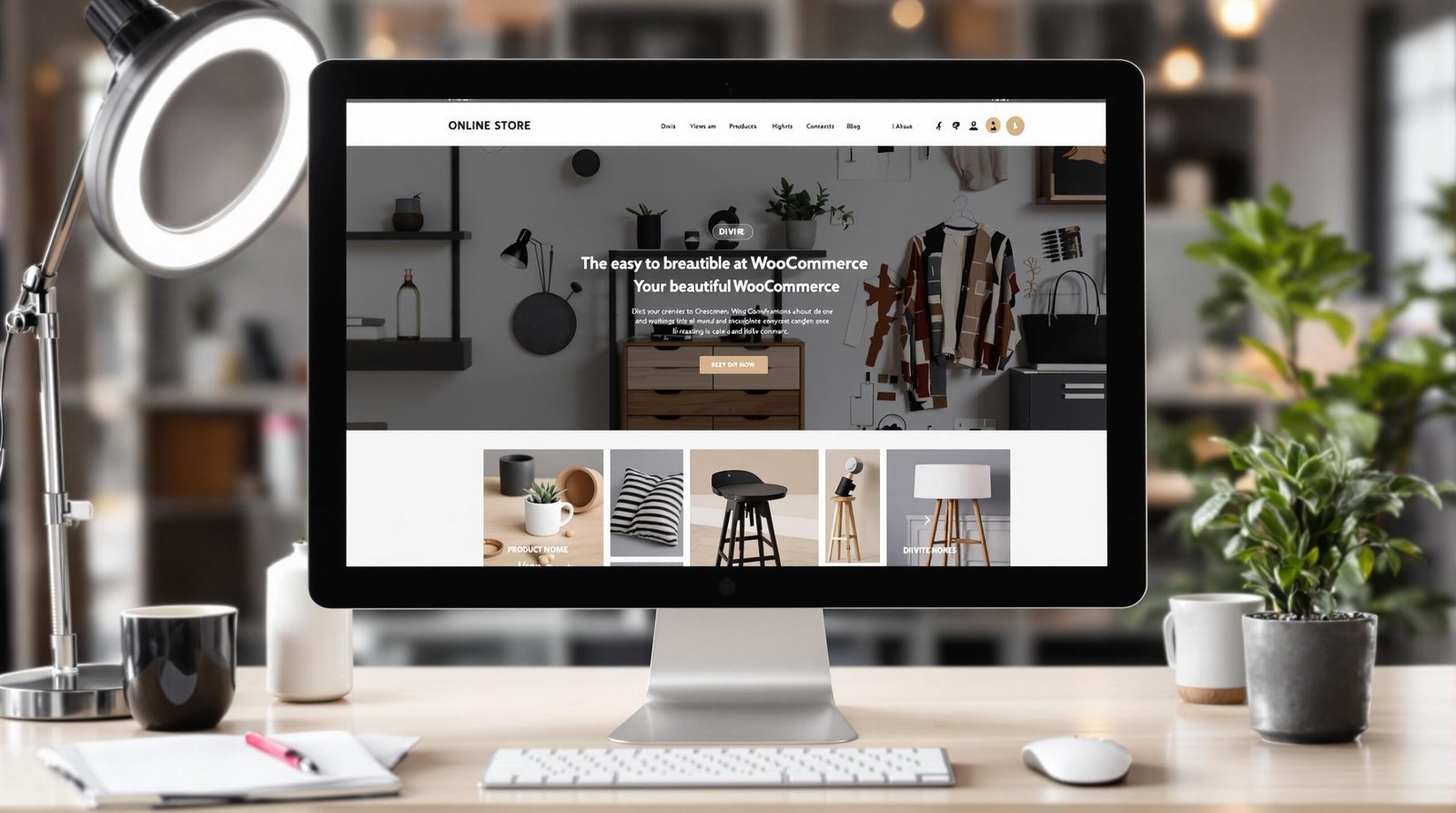 Boutique en ligne avec Divi et WooCommerce