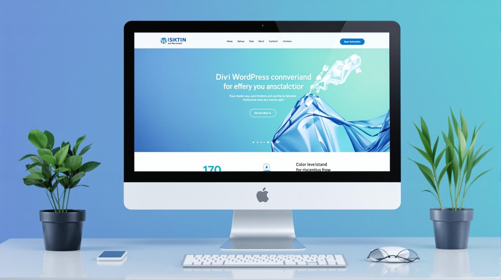 Exemple de site WordPress avec Divi