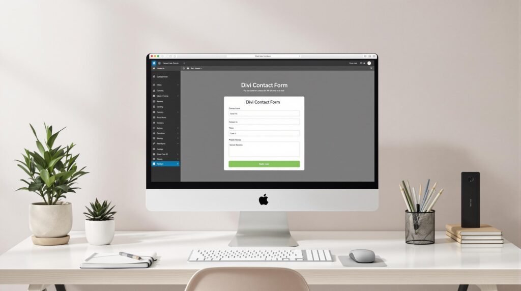 Formulaire de contact Divi