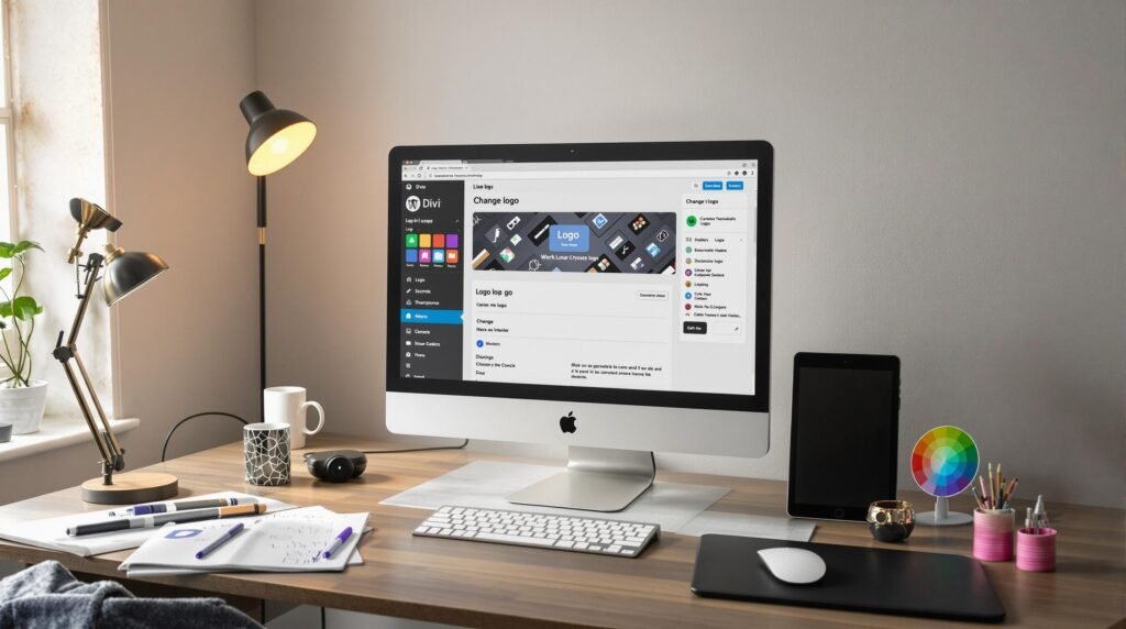 Modification logo Divi