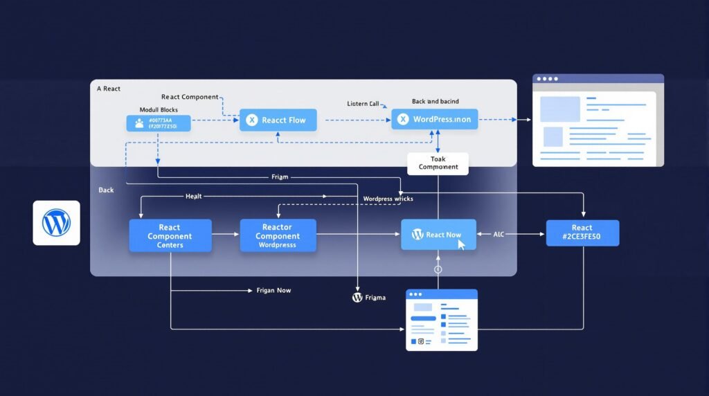 Architecture composant React WordPress