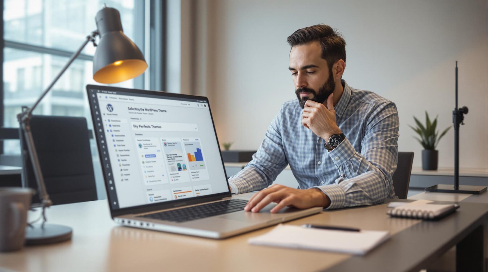 Coach professionnel utilisant WordPress