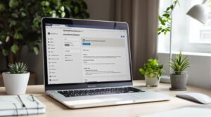 Interface WordPress avec GeneratePress Elements