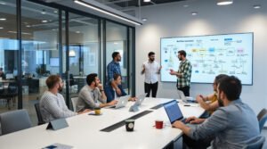 Professionnels configurant n8n auto-hébergé