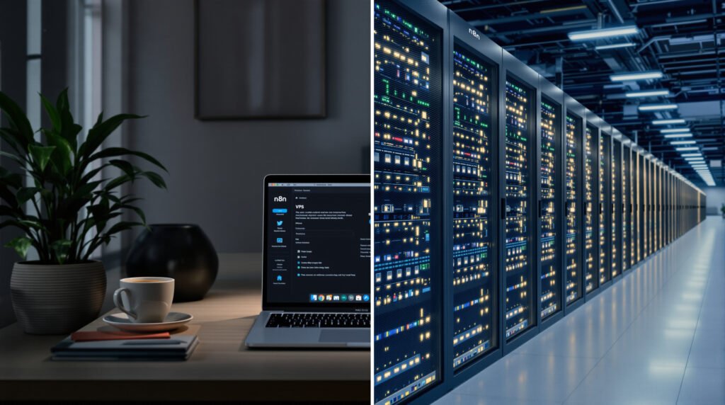 Comparaison auto-hébergement et VPS n8n